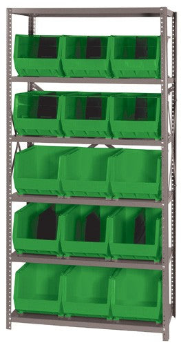 QSBU-260 18"D x 36"W x 75"H GIANT OPEN HOPPER STORAGE SYSTEMS