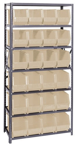 QSBU-265 18"D x 36"W x 75"H GIANT OPEN HOPPER STORAGE SYSTEMS