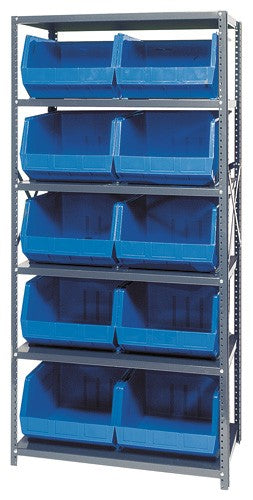 QSBU-270 18"D x 36"W x 75"H GIANT OPEN HOPPER STORAGE SYSTEMS