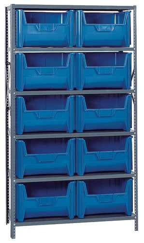 QSBU-700 18"D x 42"W x 75"H GIANT OPEN HOPPER STORAGE SYSTEMS