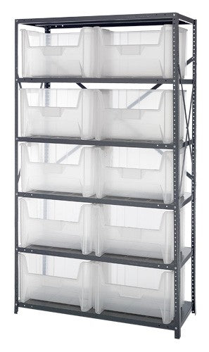 QSBU-700 18"D x 42"W x 75"H GIANT OPEN HOPPER STORAGE SYSTEMS