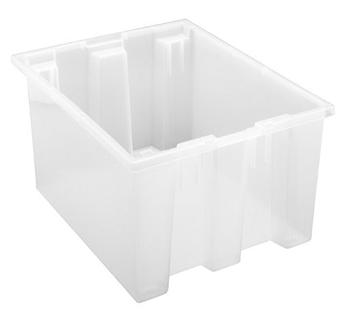 Clear-View Stack & Nest Totes snt190cl 19-1/2" x 15-1/2" x 10" ( Case of 6 )