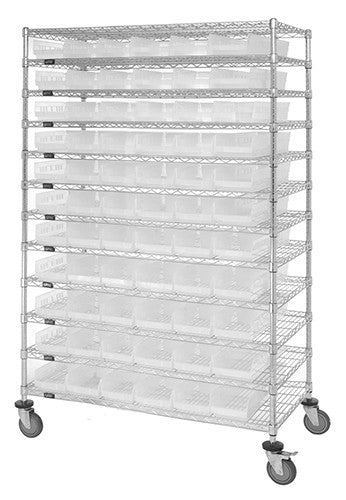 High Density Wire Shelving Systems WR74-1248-101102