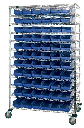 High Density Wire Shelving Systems WR74-1848-103104